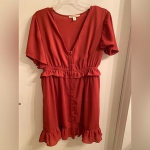 Auburn M button up Miami Dress, fair condition